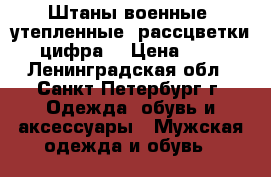 Штаны военные, утепленные, рассцветки “ цифра“ › Цена ­ 900 - Ленинградская обл., Санкт-Петербург г. Одежда, обувь и аксессуары » Мужская одежда и обувь   